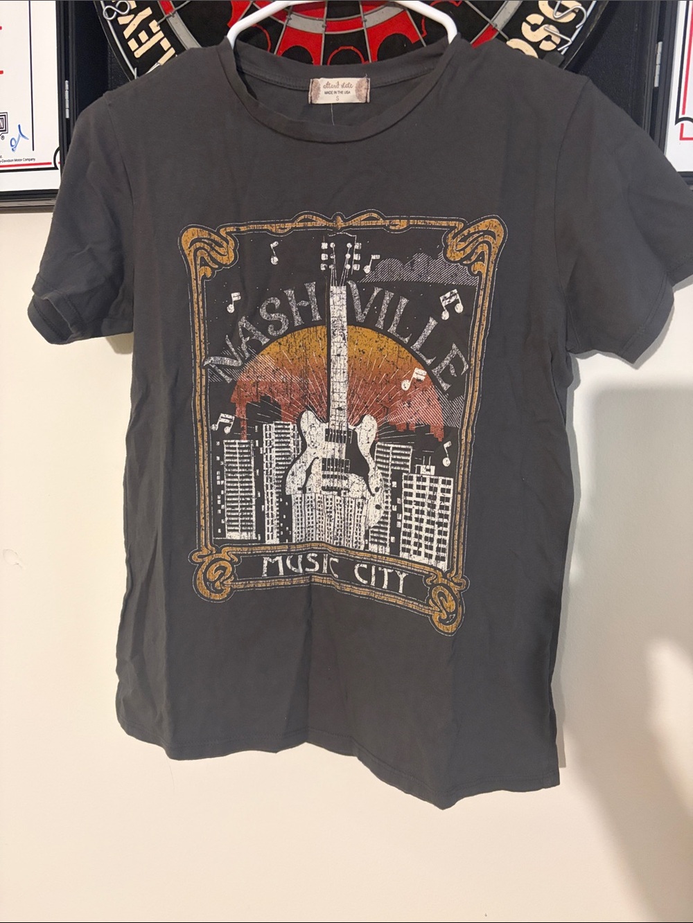 Altar'd State Charcoal Nashville Music City Graphic Tee